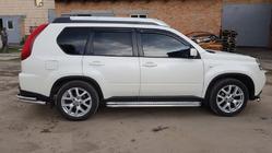 Nissan X-trail T31 2007–2014 Premium side steps (2 st., RVS) Ø60 foto 1
