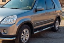 Honda CRV 2001–2006 Sidebars (set van 2, RVS) foto 1