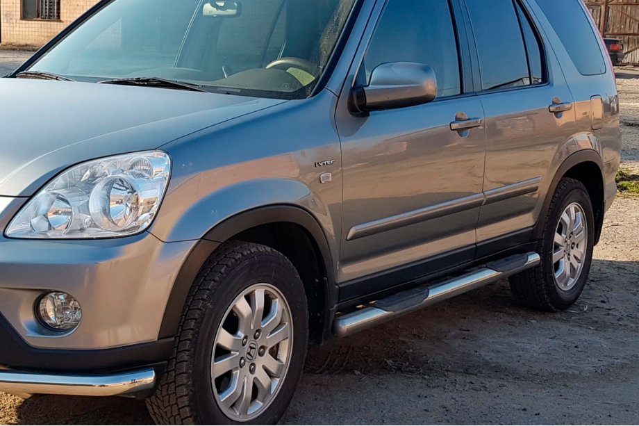Honda CRV 2001–2006 Sidebars (set van 2, RVS) Image