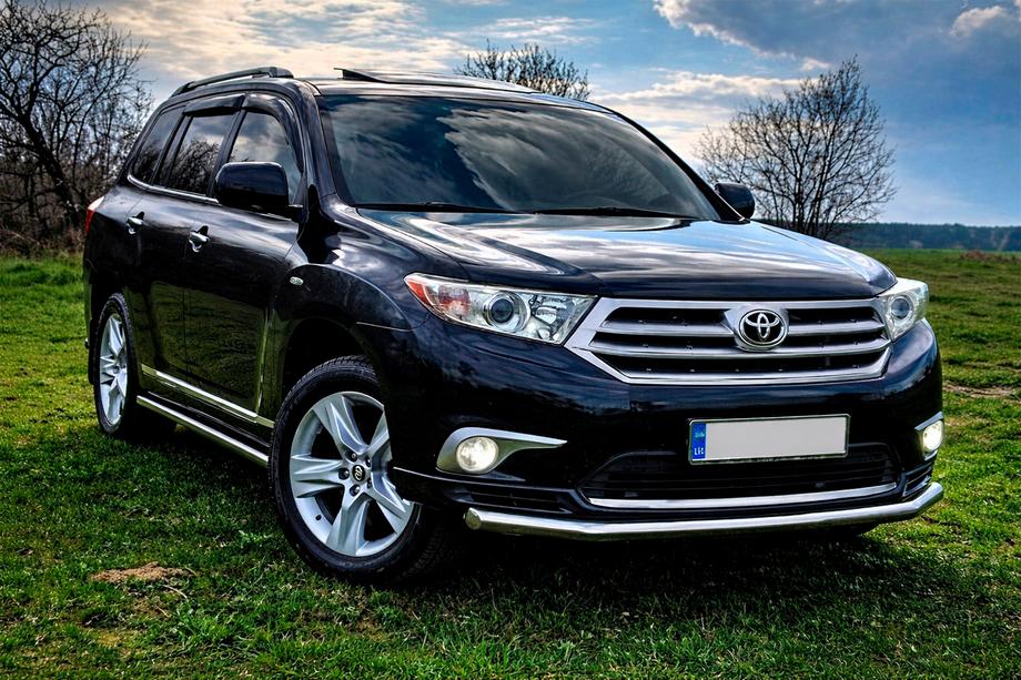 Toyota Highlander 2008–2013 Sidebars (set van 2, RVS) Image