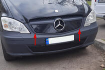 Mercedes Vito W639 2004–2014 Winterafdekking voor de grille V1 (2010-2015) foto 1