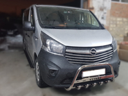Opel Vivaro 2015–2019 Bullbar WT003-4 (RVS) Met opschrift foto 3