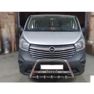 Bullbar WT003-4 (RVS) Opel Vivaro 2015–2019 foto 1