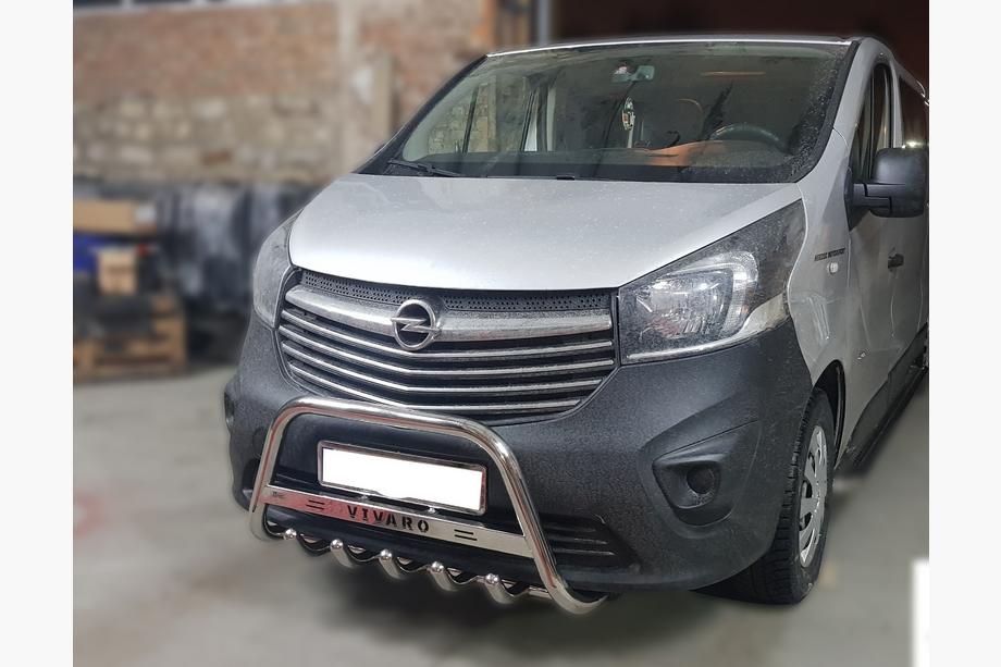 Opel Vivaro 2015–2019 Bullbar WT003-4 (RVS) Zonder opschrift Foto 2