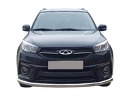 Chery Tiggo 3 2005– Voorbumperbescherming ST008 (RVS) foto 1