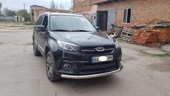 Chery Tiggo 3 2005– Voorbumperbescherming ST008 (RVS) foto 4