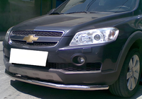 Chevrolet Captiva 2006–2019 Voorbumperbescherming ST008 (RVS) foto 1