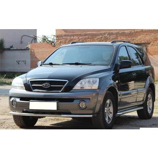 Voorbumperbescherming ST008 (RVS) Kia Sorento I BL 2002–2009 foto 1