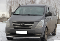 Hyundai H300, H1, Starex 2008–2020 Voorbumperbescherming ST008 (RVS) foto 3
