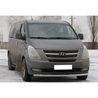 Voorbumperbescherming ST008 (RVS) Hyundai H300, H1, Starex 2008–2020 foto 2