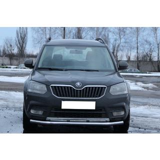 Voorbumperbescherming ST008 (RVS) Skoda Yeti 2009–2017 foto 1
