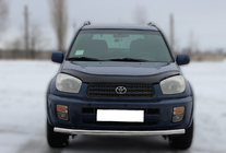 Toyota Rav 4 2001–2005 Voorbumperbescherming ST008 (RVS) foto 1
