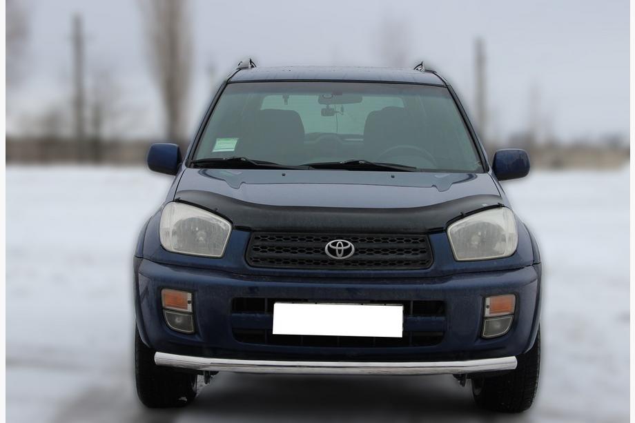 Toyota Rav 4 2001–2005 Voorbumperbescherming ST008 (RVS) Image