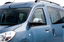 Dacia Dokker 2013–2022 RVS spiegelkappen (2 stuks) Carmos - Turks staal foto 1