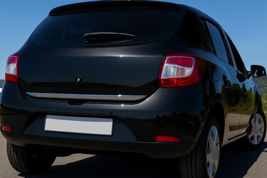 Dacia Sandero 2013–2020 RVS kofferbakrandbeschermer Image