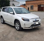 Toyota Rav 4 2006–2013 RVS voorbumperbescherming ST015 foto 2