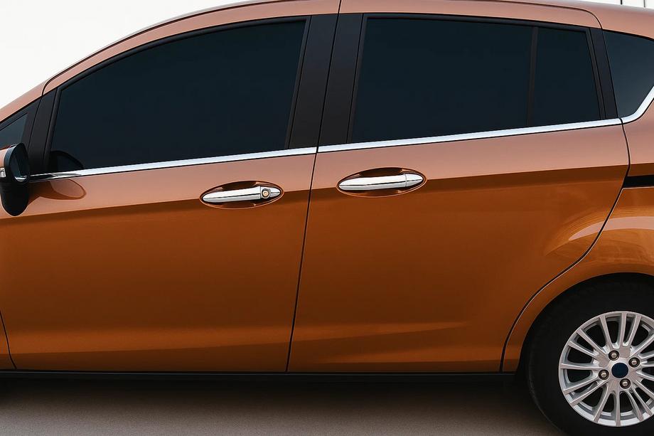 Ford B-Max 2012–2017 RVS deurgreep covers (4 stuks) OmsaLine - Italiaans roestvrij staal Image