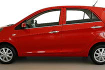 Kia Picanto 2011–2016 Raamomlijsting (4-delig, RVS) foto 1