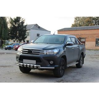 Frontbescherming F3-34 (RVS) Toyota Hilux 2015– foto 3