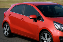 Kia Rio 2012–2017 Raamomlijsting (RVS) foto 1