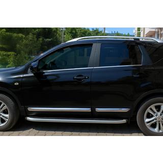 OmsaLine deurlijsten (set van 4, RVS) Nissan Qashqai 2007–2010 foto 1