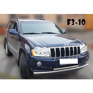 Voorbeschermbeugel ST014 (RVS) Jeep Grand Cherokee WK 2004–2010 foto 3