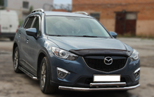 Mazda CX-5 2012–2017 Voorbeschermbeugel ST014 (RVS) foto 2