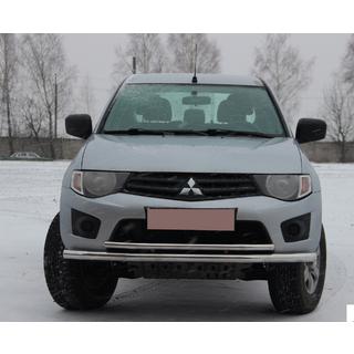 Voorbeschermbeugel ST014 (RVS) Mitsubishi L200 2006–2015 foto 1