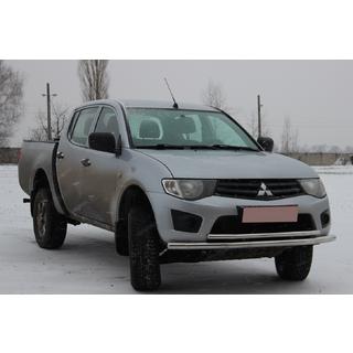 Voorbeschermbeugel ST014 (RVS) Mitsubishi L200 2006–2015 foto 3
