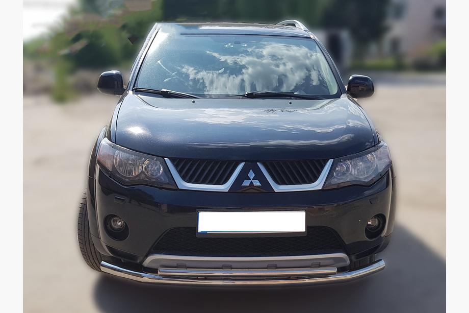 Mitsubishi Outlander 2006–2012 Voorbeschermbeugel ST014 (RVS) Ø60/60 mm Image