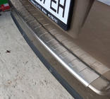 Opel Zafira B 2005–2011 OmsaLine rvs chromen achterbumperbeschermer foto 1