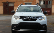 Renault Duster 2008–2017 Voorbeschermbeugel ST014 (RVS) foto 1