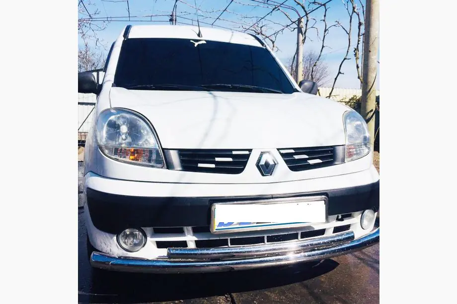 Renault Kangoo 1998–2008 Voorbeschermbeugel ST014 (RVS) Image