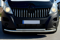 Renault Master 2011–2023 Voorbeschermbeugel ST014 (RVS) Ø60/60 mm foto 1