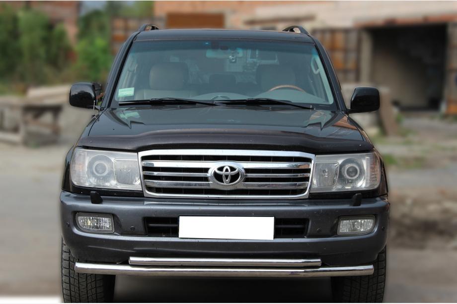 Toyota Land Cruiser 100 1998–2007 Voorbeschermbeugel ST014 (RVS) Ø60/42 mm Image