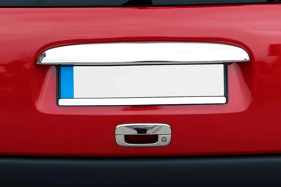 Citroen Berlingo 1996–2008 Sierlijst boven kenteken (1996-2002 1-deurs, RVS) Foto 1
