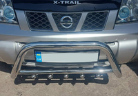 Nissan X-trail T30 2002–2007 Bullbar QT006 (RVS) foto 1