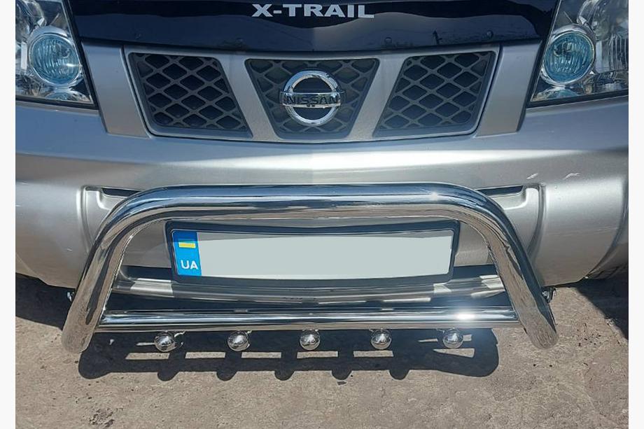 Nissan X-trail T30 2002–2007 Bullbar QT006 (RVS) Image
