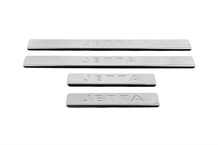 Volkswagen Jetta 2011–2018 OmsaLine instaplijsten (set van 4, RVS) Image
