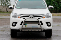 Toyota Hilux 2015– Bullbar QT006 (RVS) foto 1