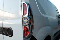 Opel Combo 2012–2018 Chromen achterlichtomlijsting (2012-2015, 2 stuks, kunststof) foto 7