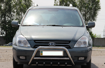 Kia Carnival 2002–2013 Bullbar WT003 (RVS) foto 1