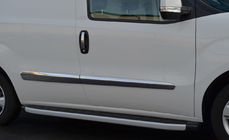 Opel Combo 2012–2018 Deurstrip (set van 4, RVS) OmsaLine - Italiaans roestvrij staal foto 2