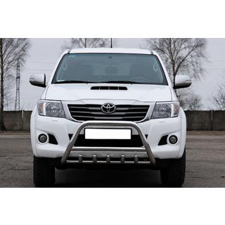 Bullbar WT003 (RVS) Toyota Hilux 2006–2015 foto 1
