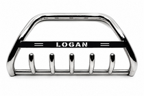 Dacia Logan MCV 2013–2020 Bullbar WT004 (RVS) foto 1