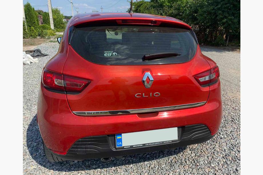 Renault Clio IV 2012–2019 RVS kofferklep rand (HB) Image