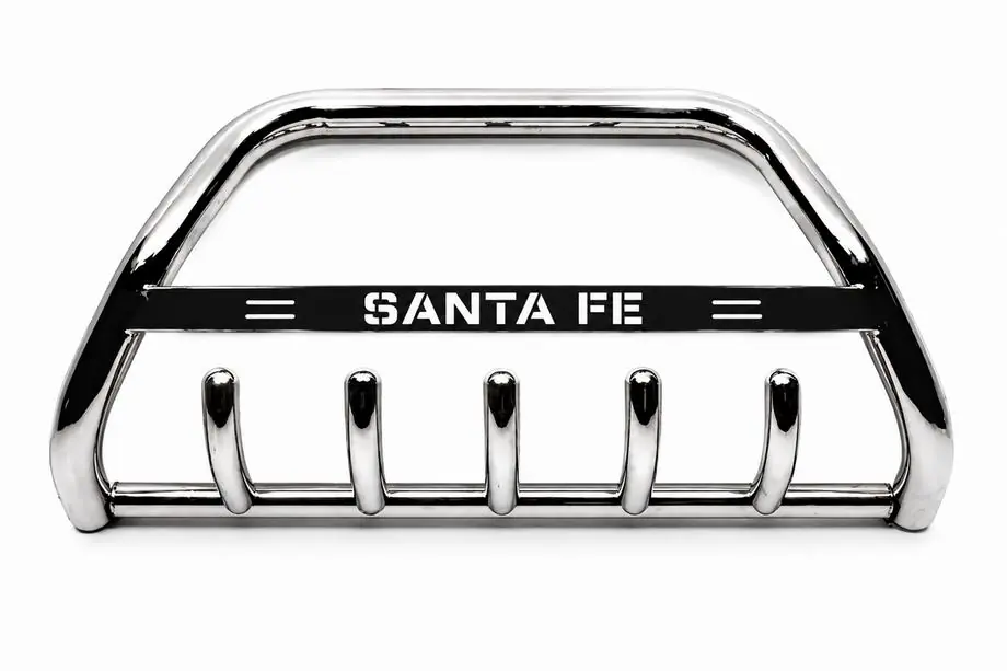 Hyundai Santa Fe 3 2012–2018 Bullbar WT004 (RVS) Image