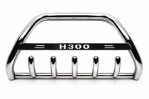 Hyundai H300, H1, Starex 2008–2020 Bullbar WT004 (RVS) foto 2