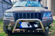 Jeep Grand Cherokee WJ 1999–2004 Bullbar WT004 (RVS) foto 2