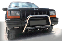 Jeep Grand Cherokee WJ 1999–2004 Bullbar WT004 (RVS) foto 1